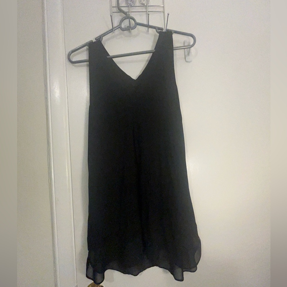 Elegant Black Sleeveless Dress